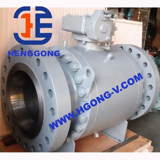 Vanne à boisseau sphérique à tourillon forgé en trois pièces de 2500 lb (GAQ347N)