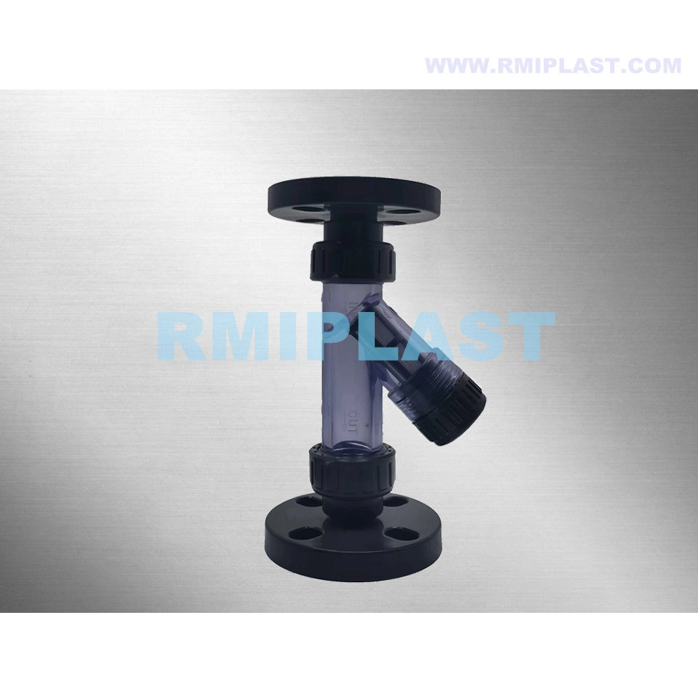 Plastic Clear PVC PP Pph UPVC CPVC Filter/Flow Meter/Sight Glass/Level Meter/Wafer Check Valve/ Y Strainer DIN JIS ANSI 20mm 110mm Pn10 Cl150 Socket/Flange ISO